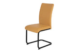 Liana Chair PU W/BLACK LEGS GA
