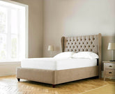 Mayfair Wingback Storage Bed Frame DD
