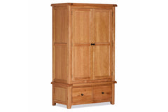 Oscar Double Wardrobe With Drawers GA