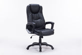 Sarah Black PU Office Chair - HJ