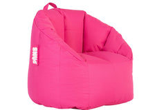 black and white striped bean bag chair