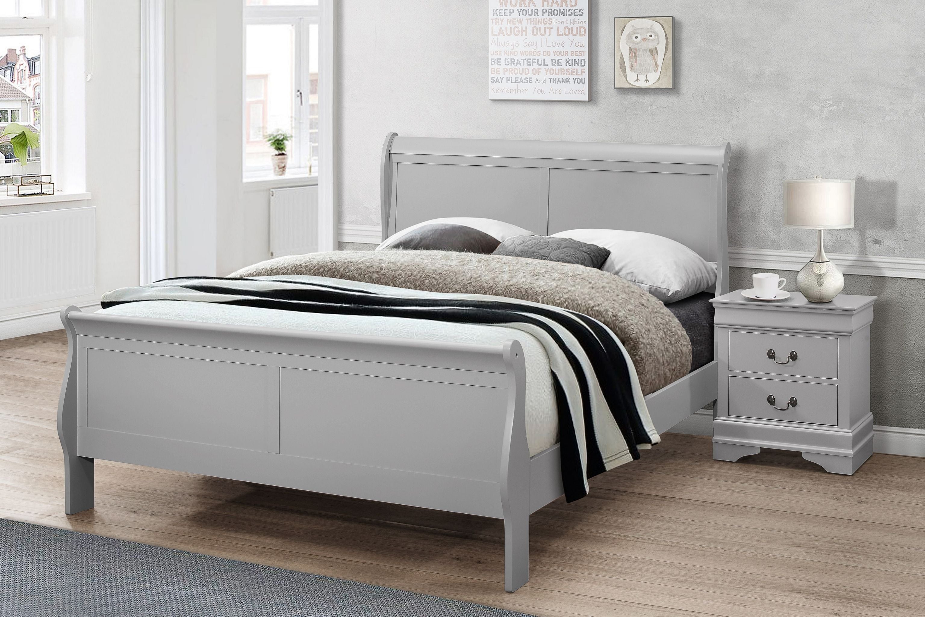 Hollie sleigh outlet bed