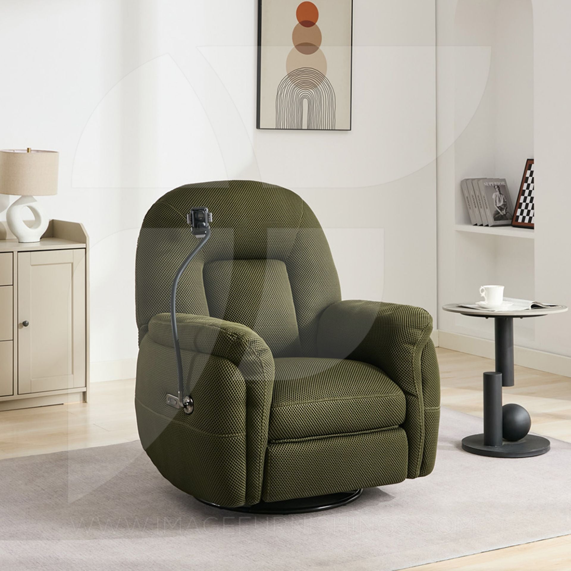Sienna Reclining Chair w/ Phone Holder