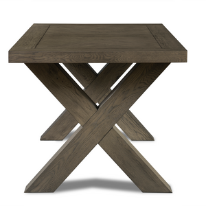 X Range Dining Table Dark Oak