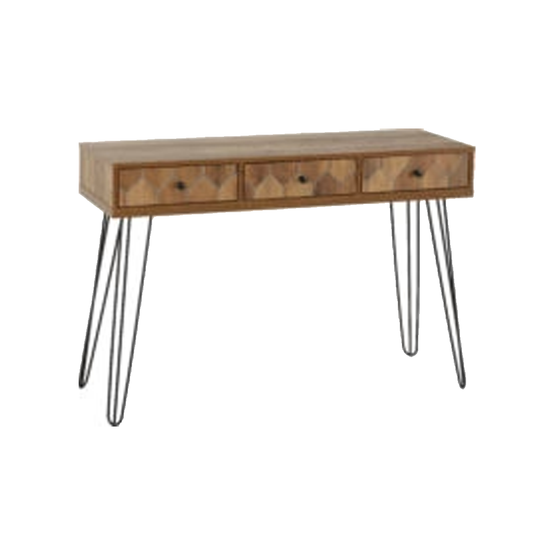 Ottawa 3 Drawer Console Table - WH