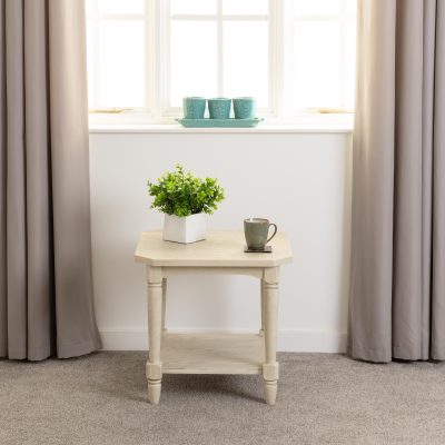 Chantilly Side Table Antique Cream WS
