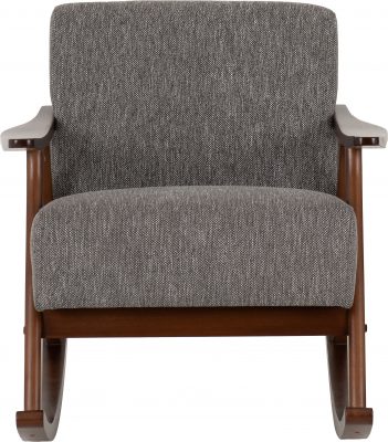 Kendra Rocking Chair Grey Fabric - WH