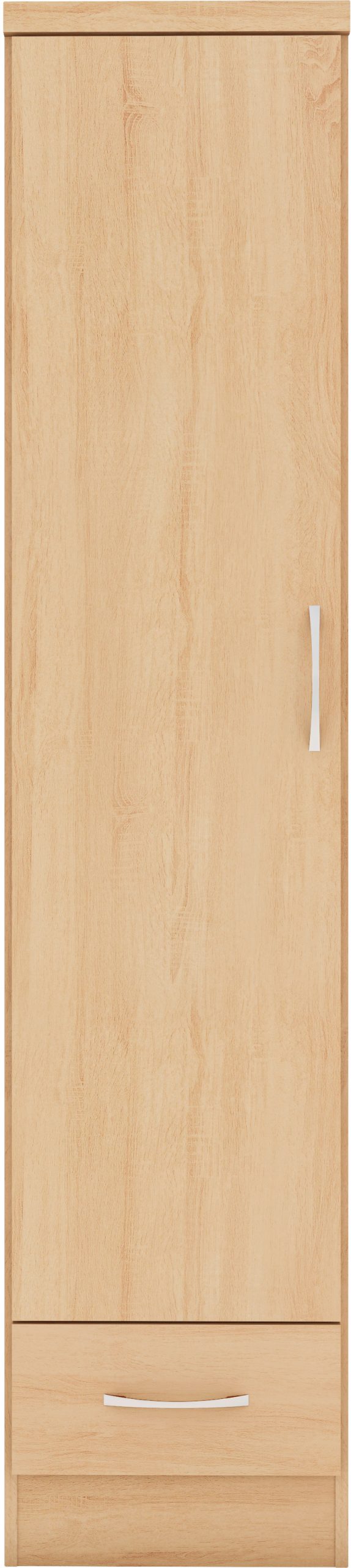 Nevada 1 Door 1 Drawer Wardrobe (Sonoma Oak Effect) WH