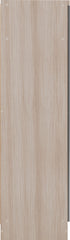 Nevada 2 Door All Hanging Wardrobe (Grey Gloss/Light Oak Effect Veneer) WH