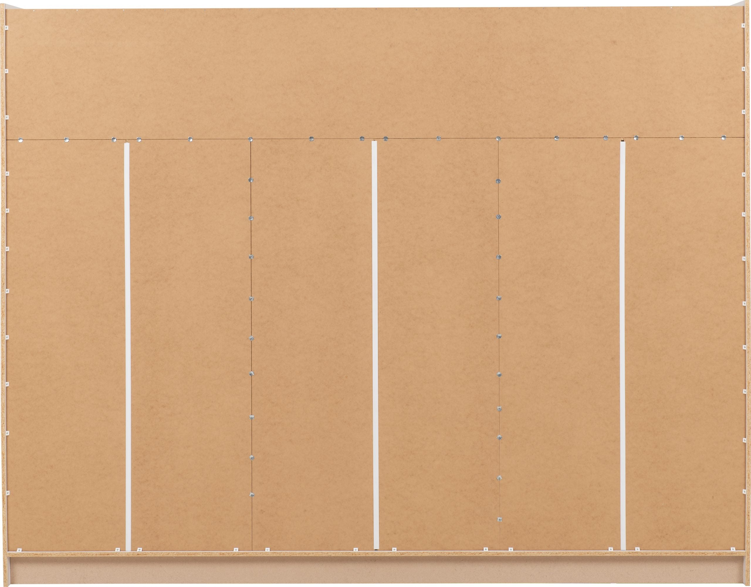 Nevada 3 Door Sliding Wardrobe (White Gloss) WH