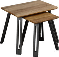 Quebec Straight Edge Nest of Tables - WH