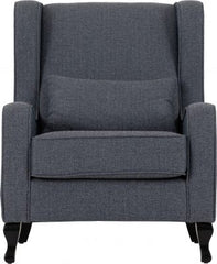 Sherborne Fireside Chair Slate Blue Fabric - WH
