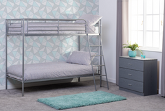 Brandon 3ft Metal Frame Bunk Bed WS