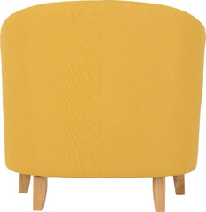 Tempo Tub Chair Mustard Fabric - WH