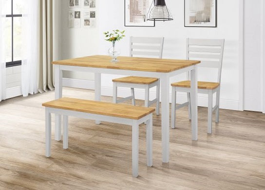 Tessa Dining Set with Bench  - HJ