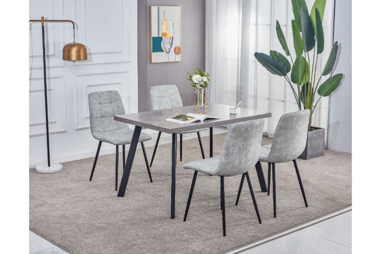 Fredrik 1.2 Metre Table Grey Marble GA