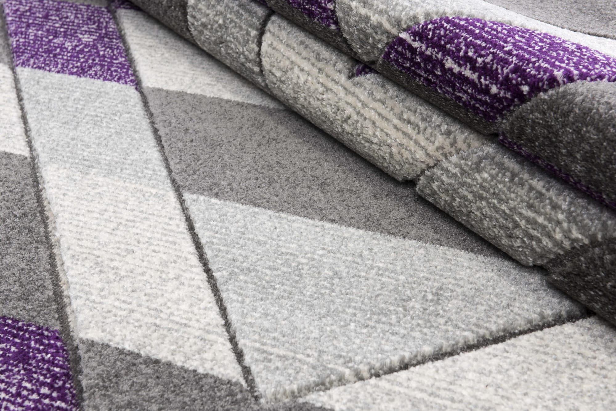 Asher Rug Grey-Lilac