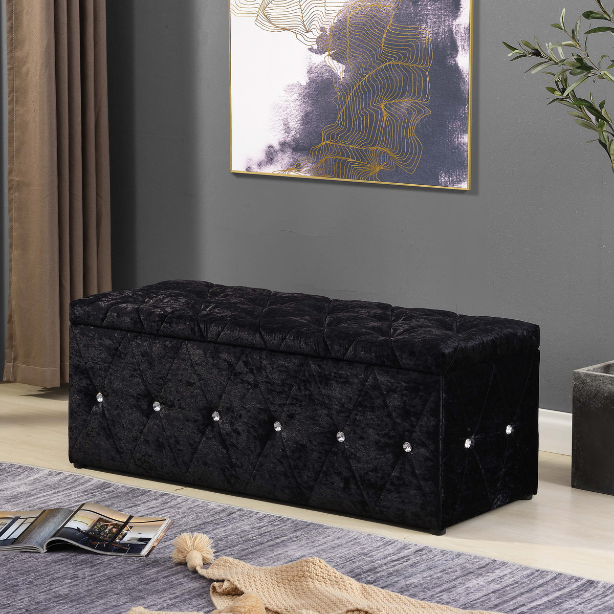 Black Blanket Box