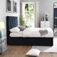 Dublin Navy Gaslift Bed