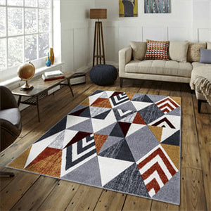 Mason Rug - 100 Grey Orange