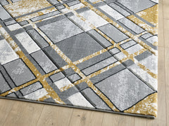 Accra Rug - Grey Gold