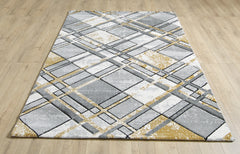 Accra Rug - Grey Gold