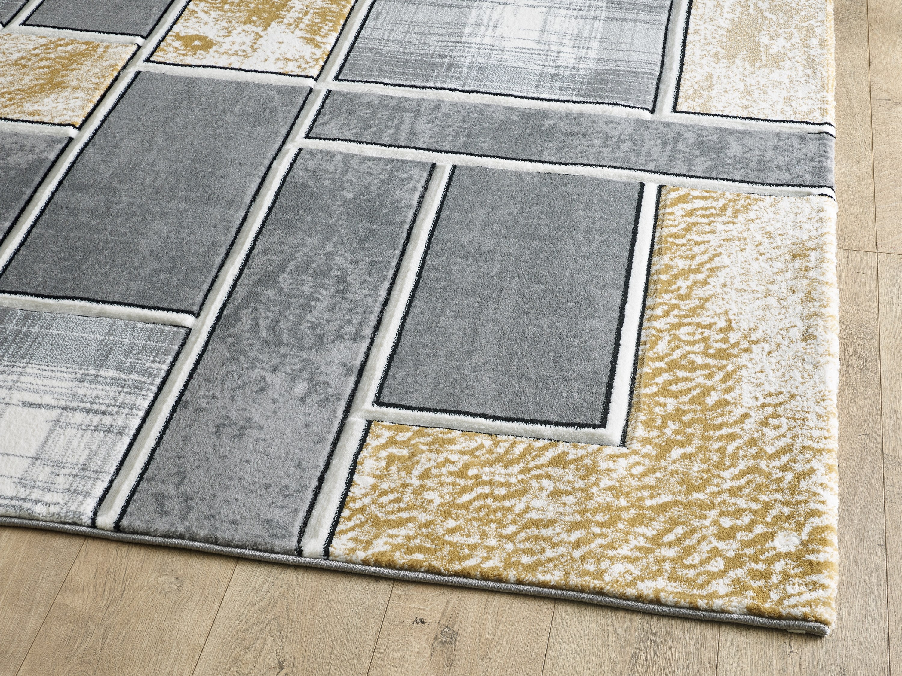 Lagos Rug - Grey Gold