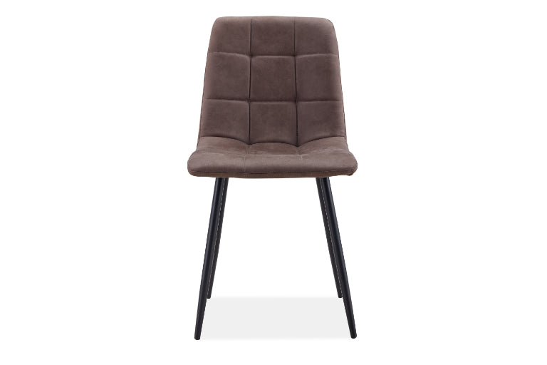 brown velvet chair