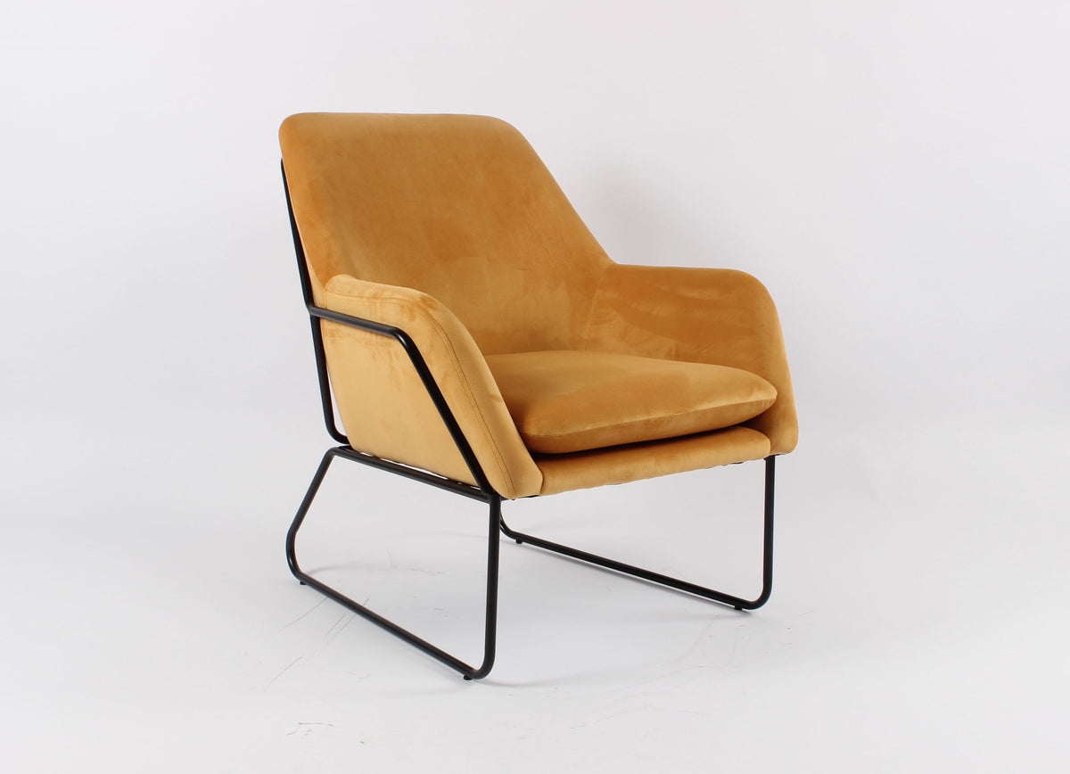 Katie Accent Chair (Mustard) - HJ