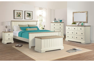 Meghan Oak 2 Drawer Wardrobe