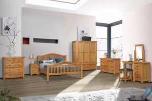 Oscar Double Wardrobe With Drawers