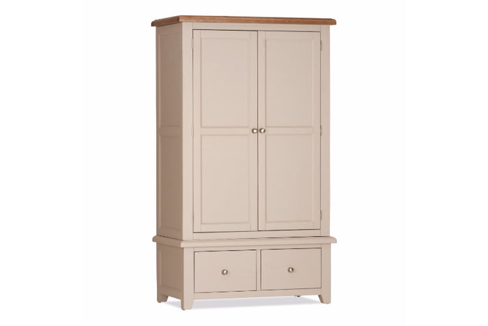 Victor Double Wardrobe With Drawers